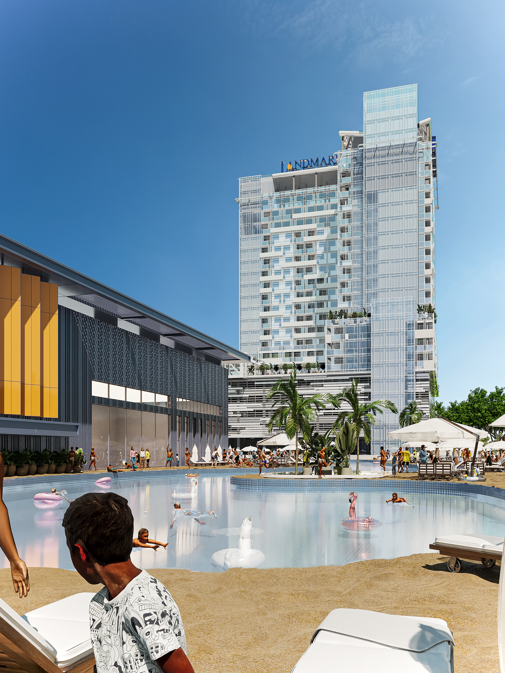 Landmark Waterview Apartments - Studio Apartment.