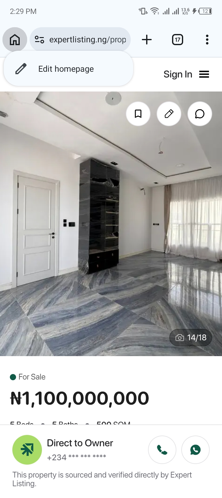 5 Bedroom fully detached duplex